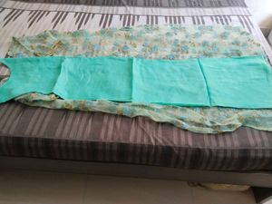 Beautiful Teal Embroidered Suit Set