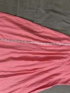 Coral Pink Anarkali gown Kurta