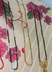 pack of 7 Assorted Beaded Mangalsutras Collection