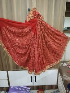 Red &amp; Gold Sari