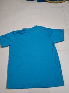 Men's Blue Scooter Graphic T-Shirt