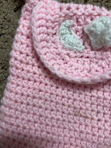moon&amp;star Crochet Mini Shoulder Bag