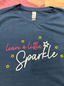 New Sparkle Tee - Navy Blue
