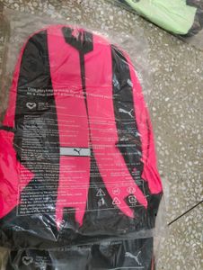 Puma Backpack set - Neon Green, pink and orange