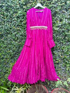 A Fuschia Colour Jumpsuit.