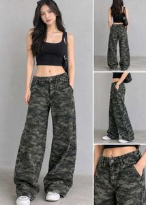 🇹🇭 Camouflage Wide Leg Jeans