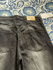 Black faded Denim Jeans