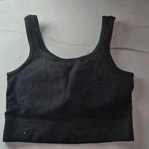New VAVATREE Stracheable Black Sports Bra
