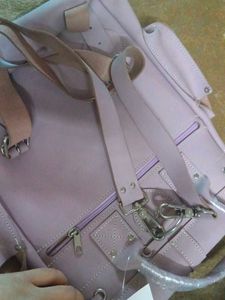 GrafeaStylish Lavender Leather Backpack