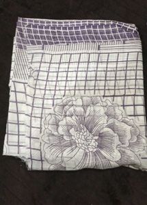 Blue &amp; White Dress Material