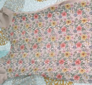 Floral Smocked kurti Dress