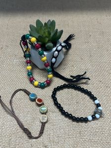 Unused 4 Bracelets With Freebie