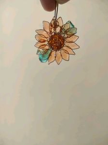 Sunflower Resin Jewellery Set