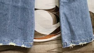 Women's Light Wash Flare Jeans