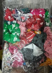 Beautiful Scrunchies 50 Pieces Full Printed ❤