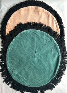 D45 Peach Or Sea Green Velvet Cushion Cover - 1 Pc