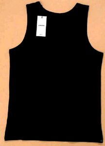 Jack &amp; Jones Black Camo Logo Tank Top