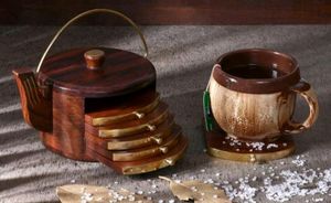 Teapot Coaster Set