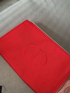 dior Red Clutch Pouch