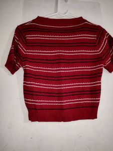 Chic Striped Knit Top