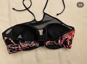 Tropical Print Bikini Top
