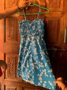 Shein Blue Floral Dress