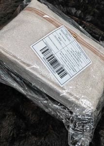 Mac Sparkly Silver Cosmetic Bag