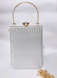 Elegant Rose Gold Clutch Bag