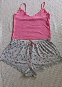 Cute Pink Cami Pajama Set
