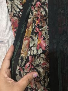 floral ready to wear saree