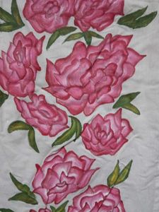 Hand-Painted Floral Kurta