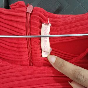 Chic Red Bodycon Dress