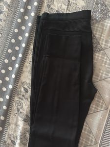 Black Skinny Pants with Zippers