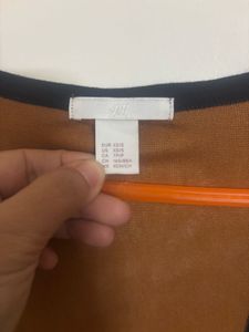 H&amp;M Women's Striped Open Front Kimono