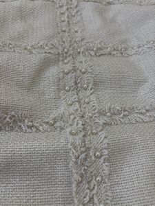 white tweed shift dress