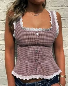 gingham top