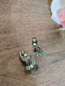 Sparkling Rhinestone Vintage Earrings