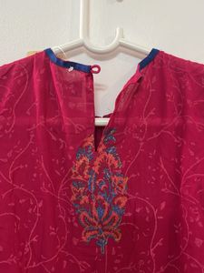 Beautiful Pink dress with Embellishments