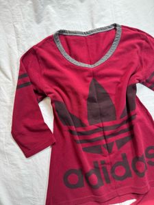 Adidas Printed Distressed Top
