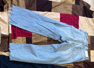Light Wash Wide Leg Jeans