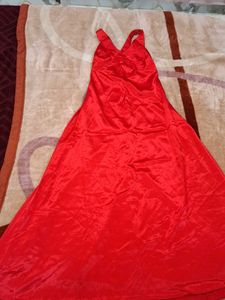 Elegant Red Gown