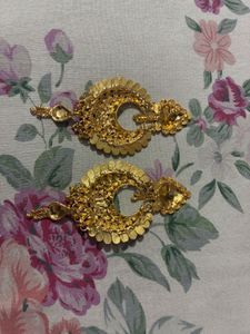 Gold Plated Chandbali. Look Like Real
