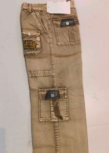 Vintage Y2K Khaki Multi-Pocket Cargo Pants