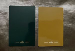 Official bts jungkook photocards from golden album
