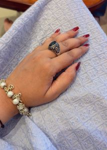 Light Blue Textured Midi Dress