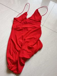 Red Fitted Mini Dress