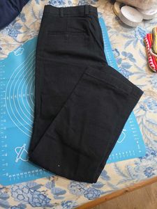 Men's Blue Textured Dress Pants