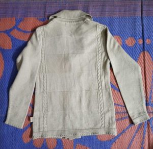 Monte Carlo Beige Cable Knit Winter Cardigan