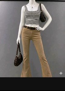 Striped Cropped Tank Top