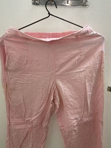 Chic Peach Pure cotton Pants